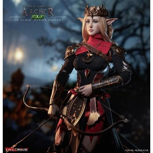Presale 1:6 Female Soldier Action Figure beautiful Black white Angle Elf Archer Complete Set for 12" Figure Toy For Collection