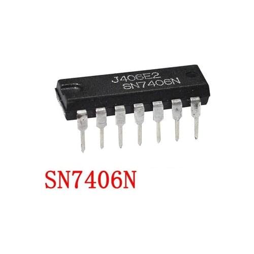 10PCS/LOT SN7406N SN7406 7406 DIP-14