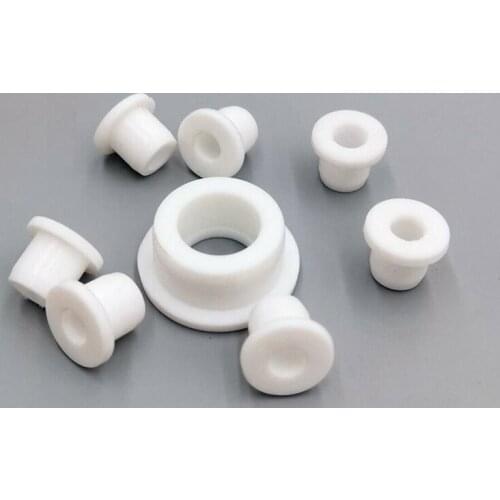 10pcs White 5mm to 28mm Round Hollow Silicone Rubber Grommet Hole Plug Wire Cable Wiring Protect Bush O-ring Sealed Gasket DIY