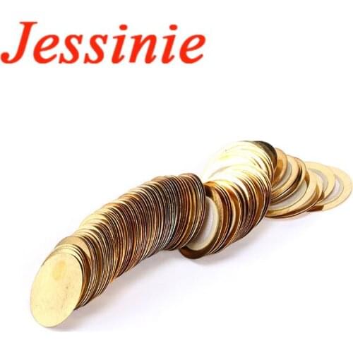 100 pcs 12mm Thickness 0.33mm Copper Piezo Disc for Buzzer Pressure Sensor Speaker DIY Electronic