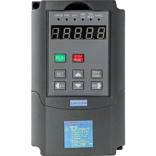 2.2KW water-cooled spindle motor for CNC engraving ER20 Air Cooled Spindle Motor and frequency converter VFD Inverter drive