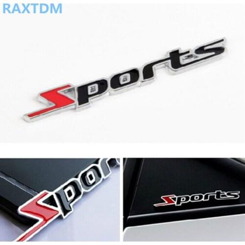 3D Metal Car Stickers Sport for Geely Vision SC7 MK CK Cross Gleagle SC7 Englon SC3 SC5 SC6 SC7 Panda