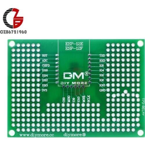 5cm*7cm 5*7CM WIFI ESP8266 ESP-12F ESP-12E ESP32 ESP-32 ESP-32S Double-sided Tin Universal board Circuirt PCB Hole Breadboard
