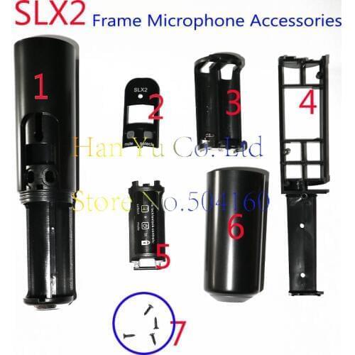 SLX2 Frame Microphone Accessories Outer Covering SLX24 Replacement Handheld Shell Microfone Accessory FOR SHURE SLX2