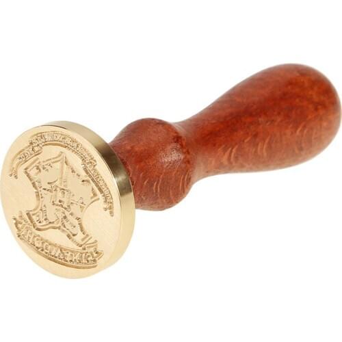 Wood Handle Antique Sealing Wax Stamps Ancient Craft Wax Seal Stamp DIY Craft Tool