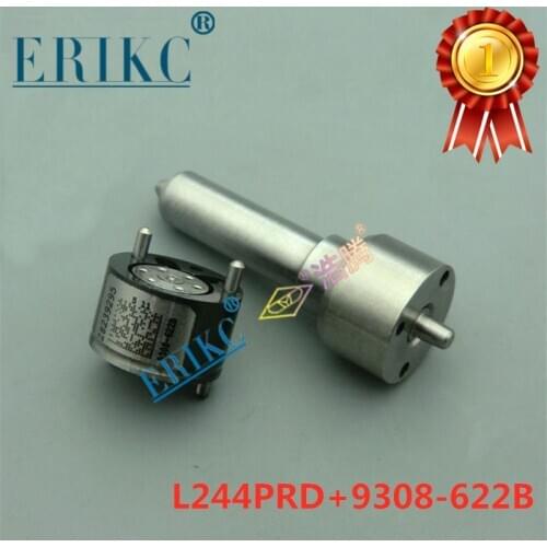 ERIKC Fuel Injector Repair Kits 9308-622B Control Valve L244PBD Nozzle 7135-619 for Ssangyong EJBR04501D A6640170121