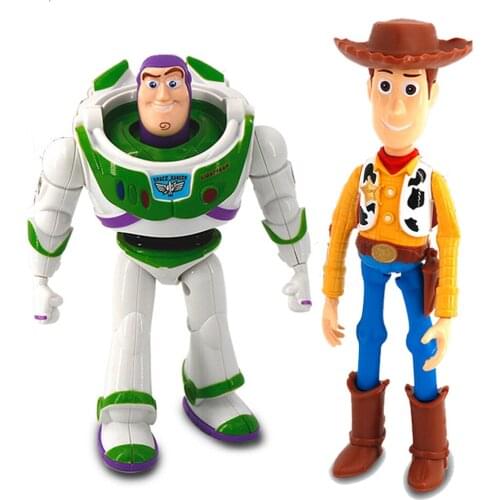 Disney Toy Story 4 Action Figure Toys Woody Jessie Buzz Lightyear Forky Pig Bear Figura Model Doll Decorate Figurine Kids Gifts