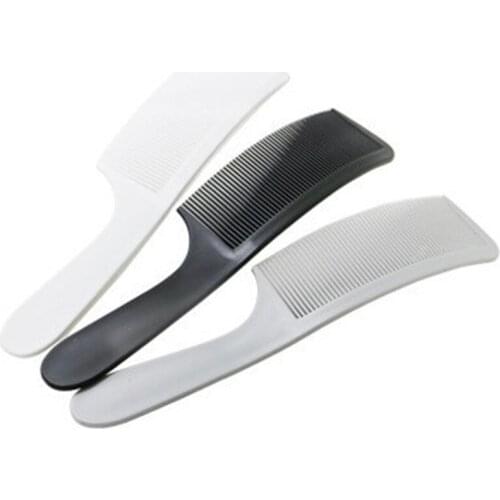 Bent Oblate Comb for Mens Buzz Hairstyle Roundhead Crooked S Curved Hairbrush E161