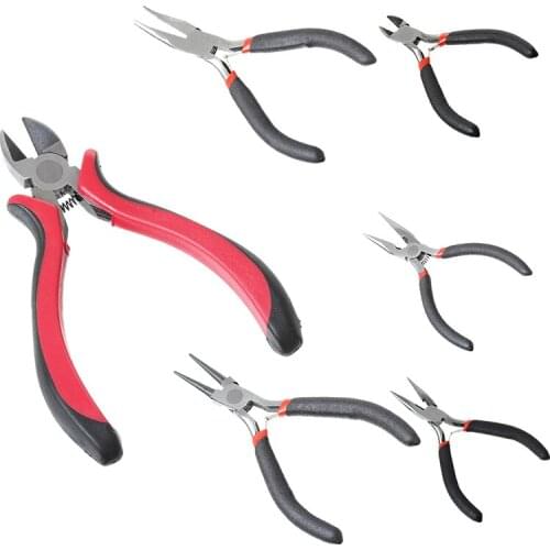 Junejour 1PC Insulated Cutter Clamping Stripping Functional Wire Crimping Cable Cutters Hand Tools Long Nose Pliers Multitools