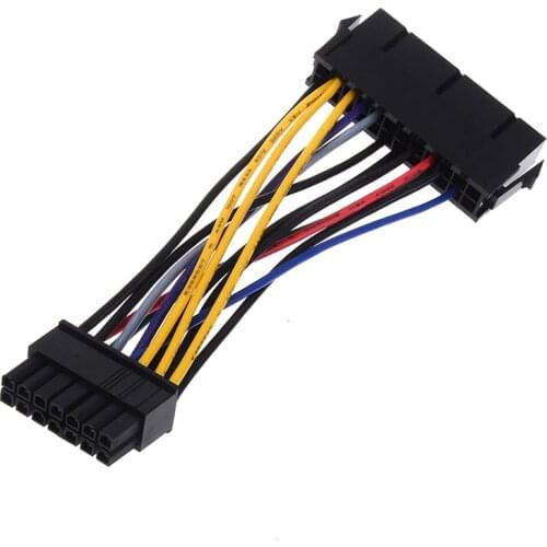 24Pin 24P To 14Pin ATX Power Supply Cord Adapter Cable For Lenovo Ibm Dell H81