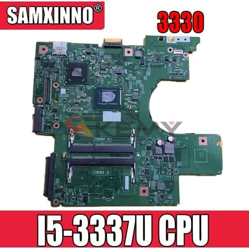 For DELL Latitude 3330 Laptop Motherboard I5-3337U CPU CN-0FC2X0 CN-02D6MM 0FC2X0 02D6MM FC2X0 2D6MM tested 100% work