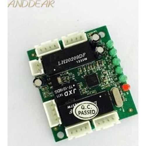 Mini module design ethernet switch circuit board for ethernet switch module 10/100mbps 5/8 port PCBA board OEM Motherboard