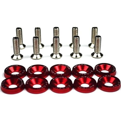 Car Modified Hex Fasteners Fender Washer for Ford Focus 2 3 for Chevrolet Cruze Hyundai Solaris Fiat 500 500C 500L