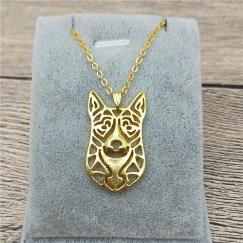New American Akita Necklace Trendy Style American Akita Pendant Necklace Women Fashion Pet Dog Jewellery