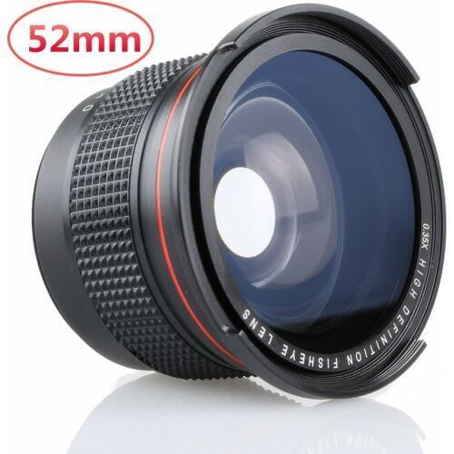 52MM 0.35X 52mm 0.35x HD Wide Fisheye lens macro objetivo lente for Nikon D3200 D3100 D5200 D5100 D7000 D90 D60 18 - 55 MM lens