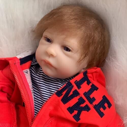 OtardDolls Bebe Reborn Dolls 18 inch Reborn Baby Doll Soft Vinyl Silicon Newborn Doll bonecas menino For Children Gifts