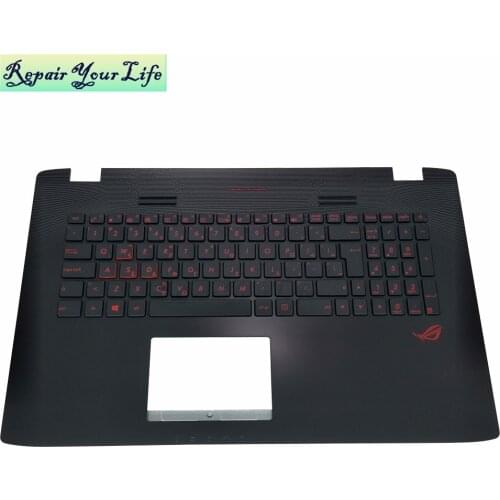 GK GREEK Backlit Keyboard Palmrest Case For ASUS GL752 GL752V GL752VL GL752VW 90NB0A41-R31GR0 13NB0941AP0901 EU Euro Keyboards