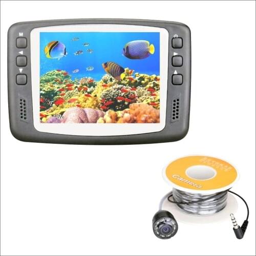 Underwater Fishing Camera Fish Finder 3.5" LCD Monitor Video 15m Cable length Inspection