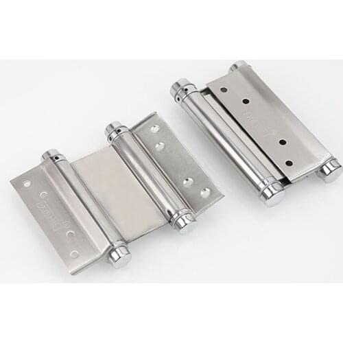 3/4 inch Stainless Steel Double Action Spring Hinges for Free Gate Bar Counter Doors