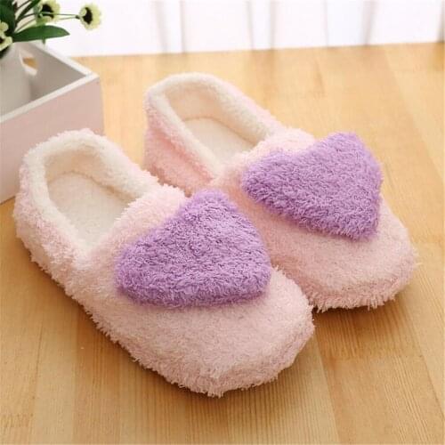 Lovely Ladies Home Floor Soft Women Indoor Slippers Outsole Cotton-Padded Shoes Woman Winter Women Slippers Zapatos Mujer