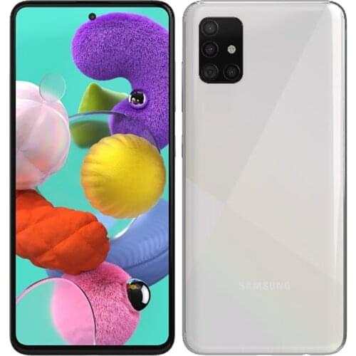 Samsung Galaxy A51 A515U Refurbished Unlocked 6.5 Inches 4GB RAM 128GB ROM 48 MP Cell Phone GPS Octa-core Android Smartphone