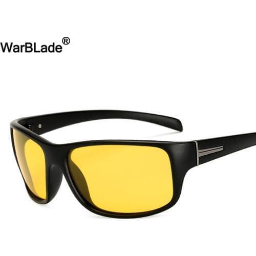 WarBLade New Fashion Night Vision Sun Glasses Protection Driving Polarized Sunglasses Men Women Brand Designer Goggles Eyewear