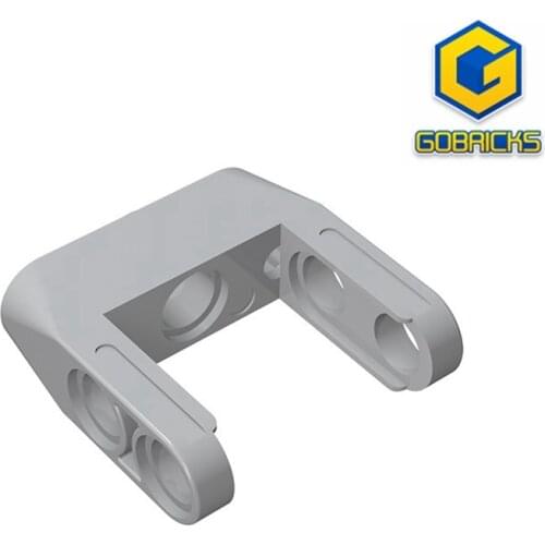 Gobricks GDS-1030 Technical, Pin Connector Toggle Joint Smooth Double with Axle and Pin Holes compatible 87408