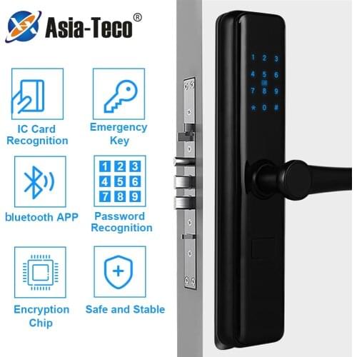 TTlock App WIFI Smart Electronic Door Lock Bluetooth Touch Screen Lock Digital Code Keypad For Home/Hotel/Apartment