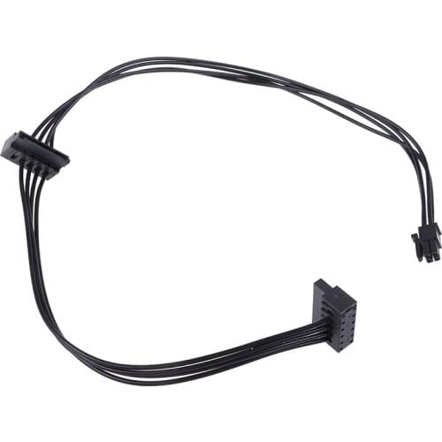 1Pc 45cm 4 Pin To 2 SATA Power Supply Cable For Main Board Interface SSD Power Cable