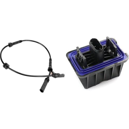 1 Pcs Car Front Wheel Speed Sensor & 1 Pcs Jack Point Jacking Support Plug Lift Block