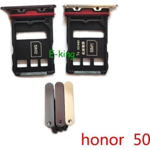 10PCS For Huawei Honor 50 Sim Card Slot Tray Holder Sim Card Reader Socket