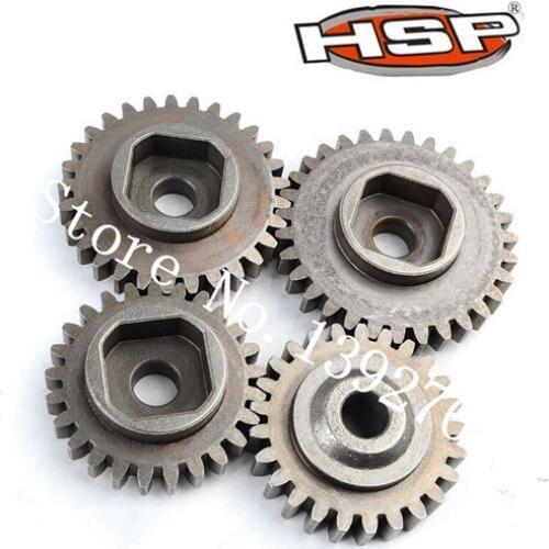 4Pcs HSP 51030 Optional Powder Steel Gear (31T/29T/25T-B*2) For 1/5 Gasoline Power Off Road Bajar Redcat 94054S Barca