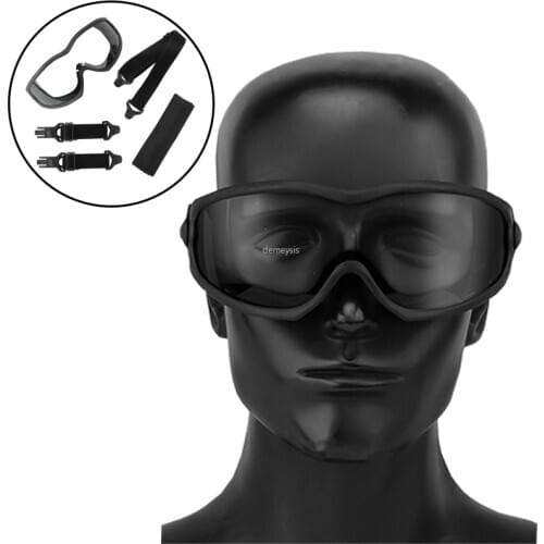 Army Airsoft Glasses Windproof Hunting Hiking Eyewear Tactical Military Glasses Paintball Wargame CS Protective Goggles