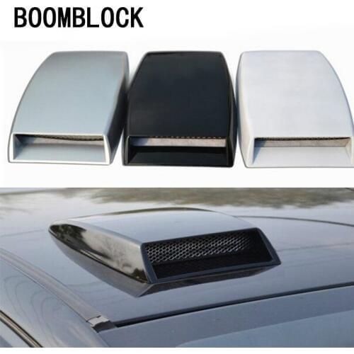 Car styling Universal Decorative Carbon Fiber Air Flow Vent Cover Hood Stickers for Fiat 500 Opel Suzuki Hyundai Ix35 Nissan