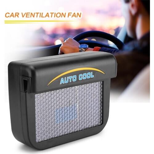 Car Air Vent Cooling Fan Solar Powered Cooler Radiator For Car Truck Window Fan Air Conditioner For Dropshipping On Saling