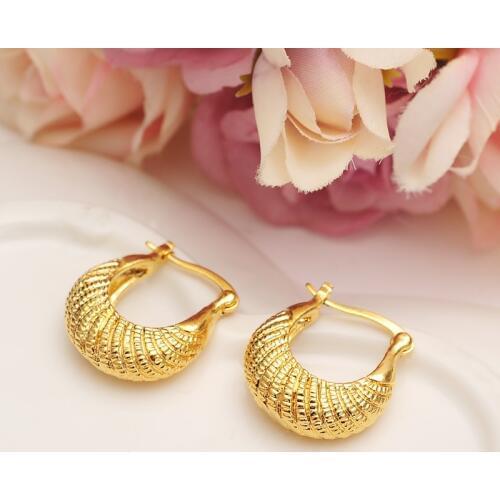 Bangrui Ethiopian/Eritrea/Nigeria/Kenya /Ghana African earrings Gold Color clip earrings For Women Wholesale