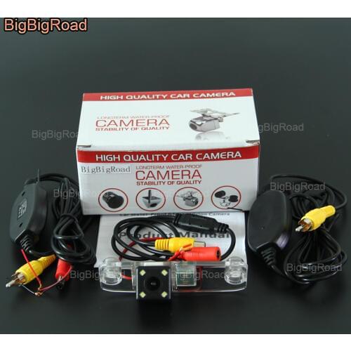 BigBigRoad For toyota Yaris Sedan / vios 2008--2013 Wireless Camera Car Rear View Backup Reverse Camera CCD parking camera