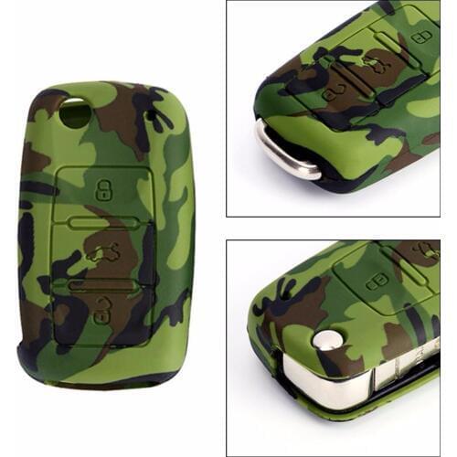 Car Key Case Cover For VW POLO Golf 4 5 6 Passat B5 B6 Touran Bora Caddy Tiguan Jetta T5 Touareg Beetle Volkswagen Seat Skoda