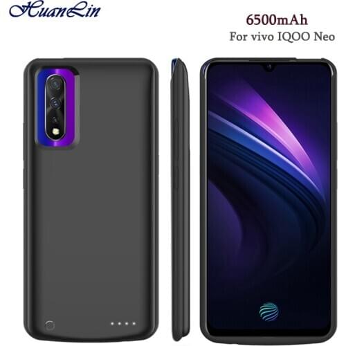 New 6500mAh Power Bank Battery Charger Case For vivo IQOO Neo Case External Backup Charging Cover For vivo IQOO Neo Battery Case