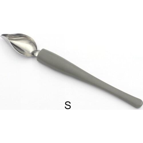 Chef Decoration Pencil Anti-Slip Draw Tools Stainless Steel Portable Mini Sauce Painting Coffee Spoon Kitchen Home Accessories