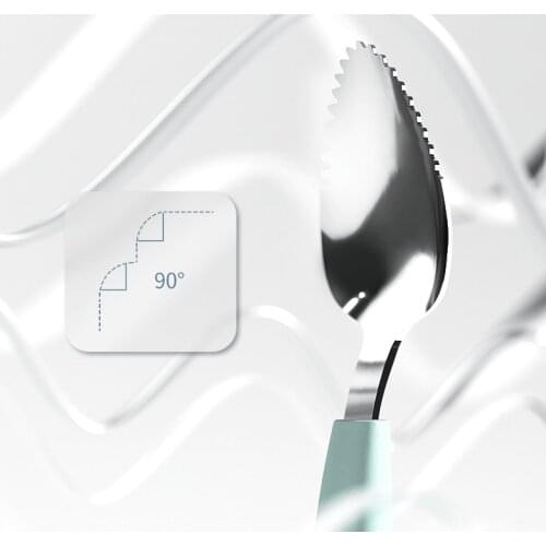 Wonderlife Baby scraping fruit puree spoon complementary food spoon digging and eating fruit puree scraper dual-purpose