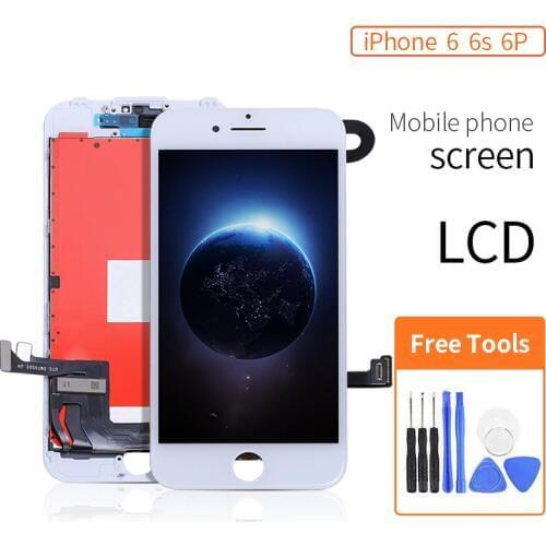 Unassembled Lcd and Full Assembly LCD Ecran For iPhone6 6s 6sP Display Replacement 3D Touch Screen Digitizer with Front Came