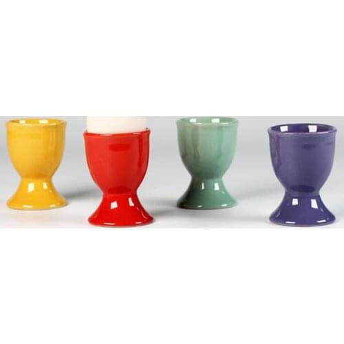 European Style Solid Ceramic Breakfast Egg Cup Tableware Egg Cup Holder Stander Home Decoration Breakfast Tool Egg Storage ZH678