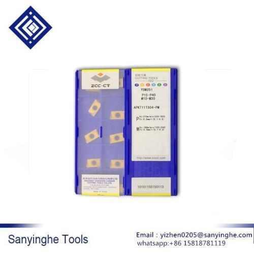 APKT11T304-PM APKT11T308-PM APKT11T312-PM YBM251 YBM351 cnc carbide milling insert cnc blade (10pcs/lots )