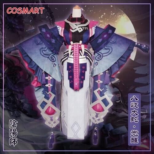 Game Onmyoji SP Yamata no Orochi Awakening Kimono Gorgeous Dress Cosplay Costume Halloween Party Outfit For Women Men Customized