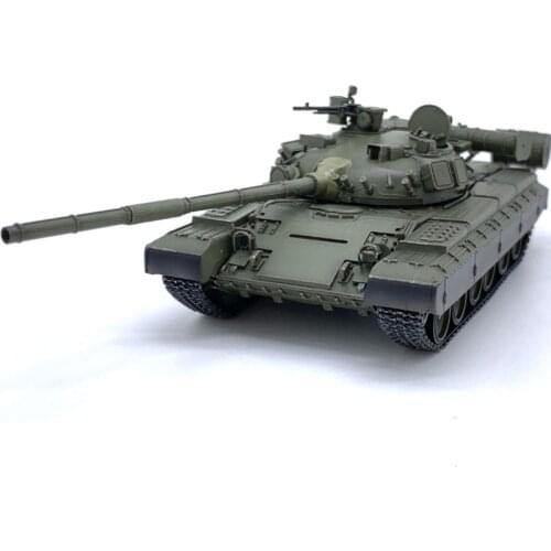 Diecast 1:72 Scale Russian T80 Main Battle Tank Model Toys T80B Vehicle F Collectible Display Collectible Gift Souvenir