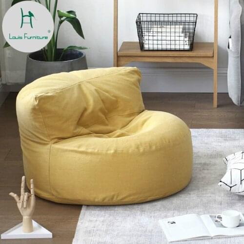 Louis Fashion Lounge Sofa Single Person Modern Simple Girl Bedroom Net Red Wind Balcony Creative Lovely Northern Bag