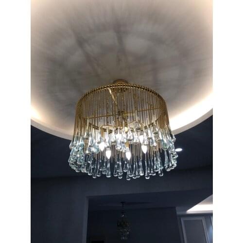 Chandelier loft Bedroom Bedside Wall Lamp Drops American Retro French Restaurant Cloakroom Clothing Store Drops