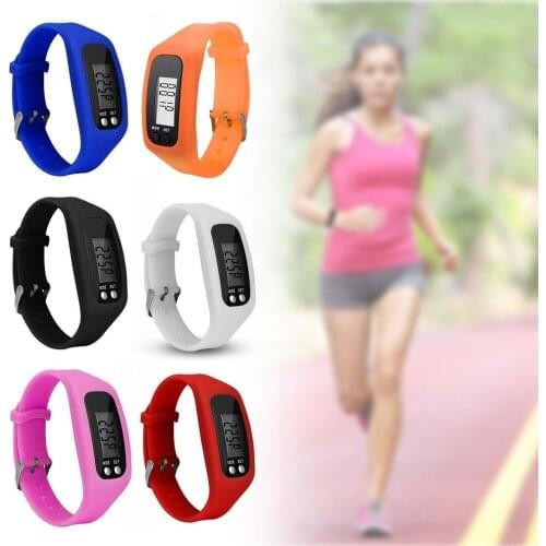 Multifunction Smart Bracelet Pedometer Activity Tracker 5 Digit LED Display Outdoor Sport Wristband Health Watch for Adults