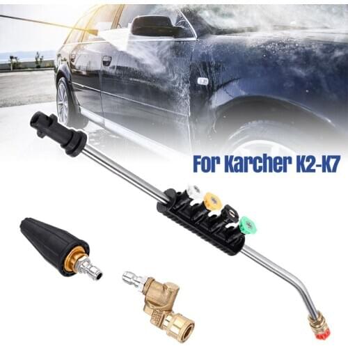 Car Cleaning Car Washer Wand Tips Metal Lance Spear Nozzle with 5 Quick Tips For Karcher K2 K3 K4 K5 K6 K7 High Pressure Washers